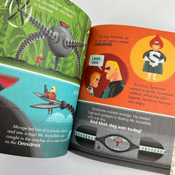 Disney Pixar The Incredibles Little Golden Book bundle-Lot of 3 (Hardcover) - Picture 4 of 10